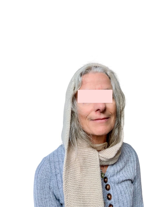 Cagoule écharpe Sophie Scarf beige